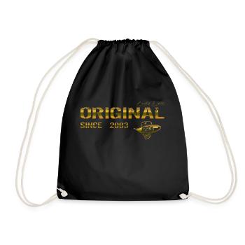 Original since 2003 - Drawstring Bag - black - Front
