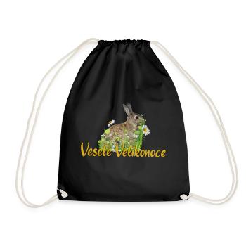 Vesele Velikonoce - Drawstring Bag - black - Front