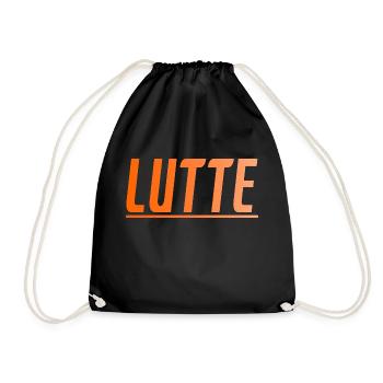 LUTTE LUTTEUR LUTTEUSE CADEAU SPORT - Sac de sport léger - noir - Devant
