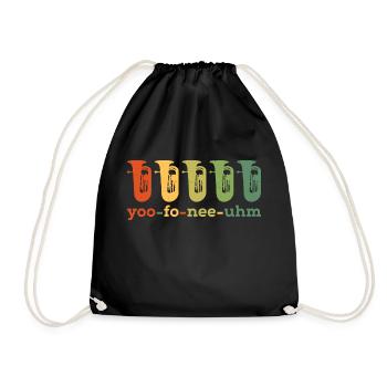 Playing Euphonium - Baryton Tuba Brass Jazz - Sac de sport léger - noir - Devant