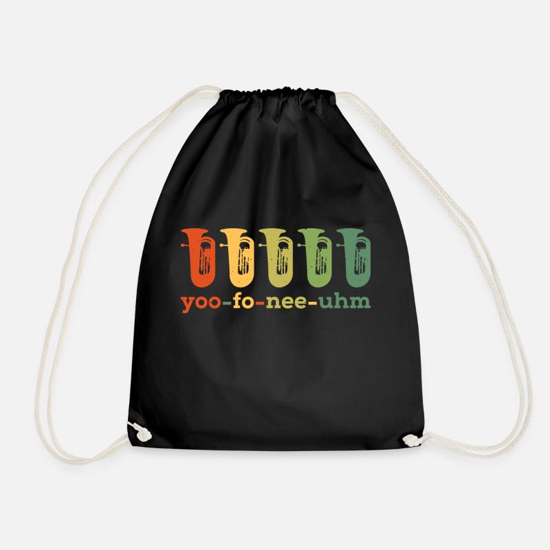 Playing Euphonium - Baryton Tuba Brass Jazz - Sac de sport léger - noir