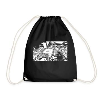PCB Blanc - Sac de sport léger - noir - Devant