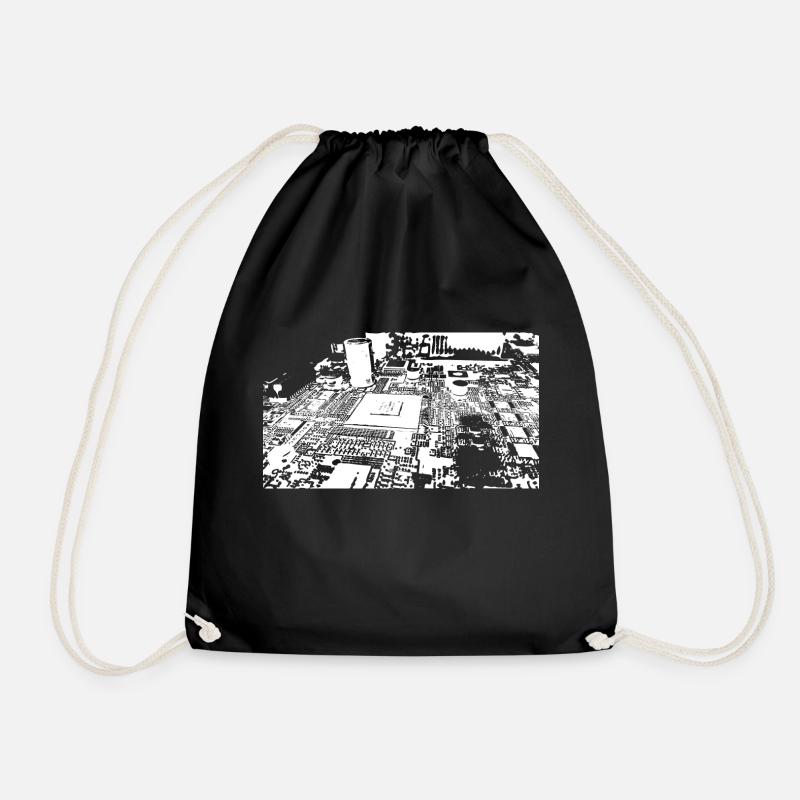 PCB Blanc - Sac de sport léger - noir
