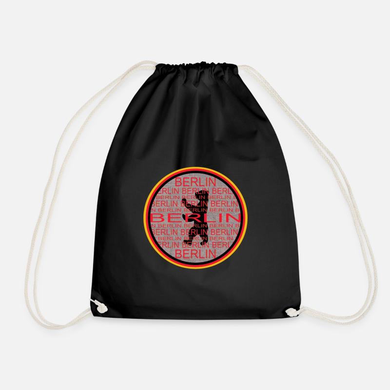Ours de Berlin - Sac de sport léger - noir