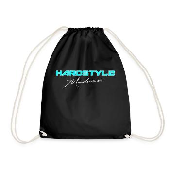 Hardstyle Madness türkis Party Festival Shirt - Turnbeutel - Schwarz - Vorne