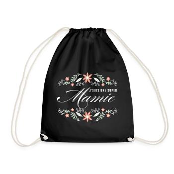 j'suis une super mamie - Sac de sport léger - noir - Devant