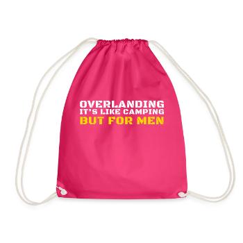 Overlanding Accessories, Overlanding Gear, Offroad - Drawstring Bag - fuchsia - Front