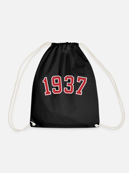 Année de naissance sport 1937 - Sac de sport léger - noir