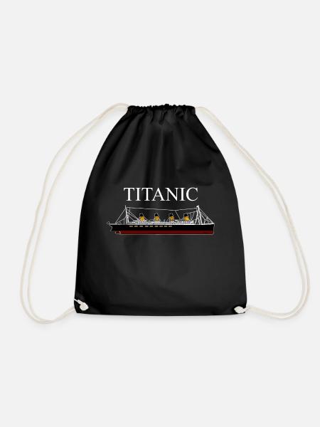 Titanic - Drawstring Bag - black