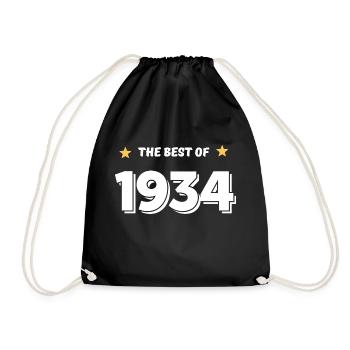 Best of 1934 - Drawstring Bag - black - Front