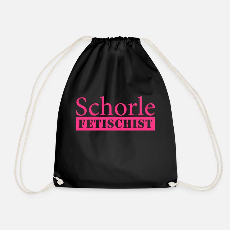 Spritzer Fetishes - Drawstring Bag - black