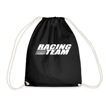 Racing Team blanc - Sac de sport léger - noir - Devant