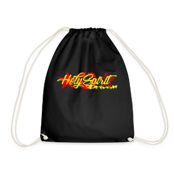 JESUS Clothing Holy Spirit Driven - Drawstring Bag - black - Front