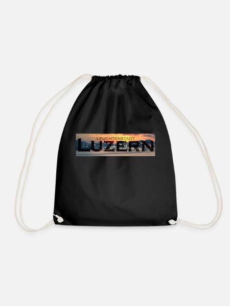 LUZERN LEUCHTENSTADT - Turnbeutel - Schwarz