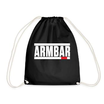 Jiu Jitsu brésilien - BJJ Armbar - Sac de sport léger - noir - Devant