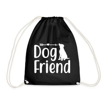 Ami chien - Sac de sport léger - noir - Devant
