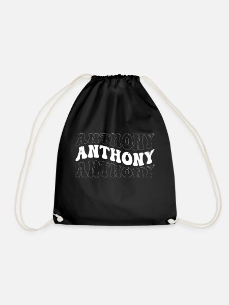 Funny Anthony Groovy 4 Männer Damen Cool Anthony Tie - Turnbeutel - Schwarz