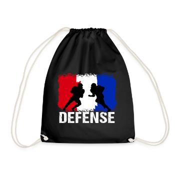 Football Américain France Défense - Sac de sport léger - noir - Devant