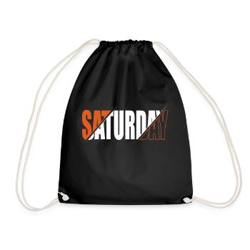 Saturday, Sunday - Sac de sport léger - noir - Devant