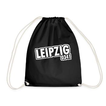 Leipzig - 0341 - Indicatif régional - Saxe - Sac de sport léger - noir - Devant