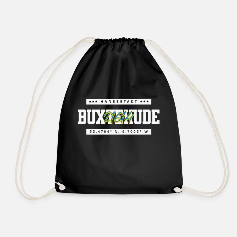 Buxtehude21614 - Turnbeutel - Schwarz