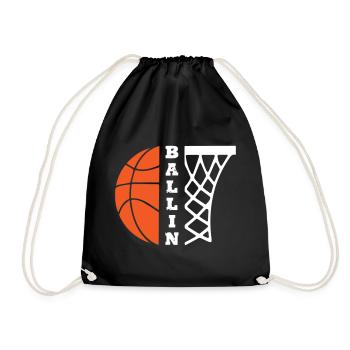 Ballin Basket-ball - Sac de sport léger - noir - Devant
