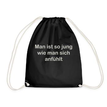 You're so young - Drawstring Bag - black - Front