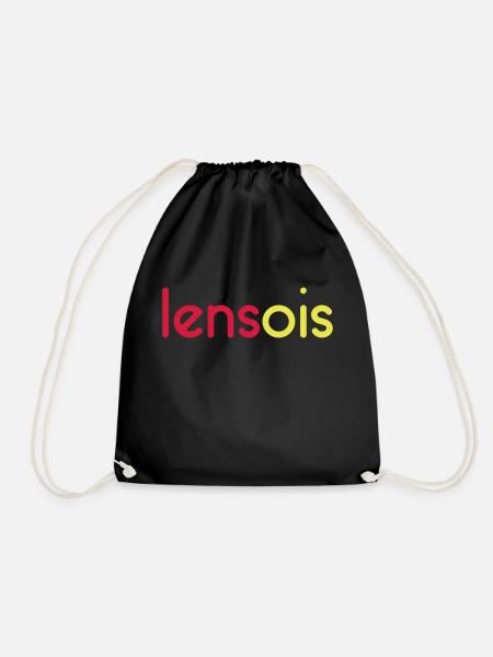 Lensois - anpassbar - Turnbeutel - Schwarz