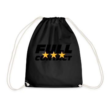 Full Contact - Drawstring Bag - black - Front