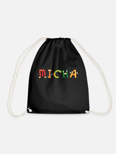Micha - Turnbeutel - Schwarz