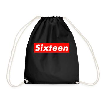 16ème anniversaire cadeau de sixteen - Sac de sport léger - noir - Devant