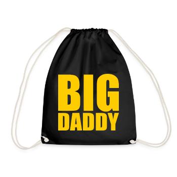 BIG DADDY - Turnbeutel - Schwarz - Vorne