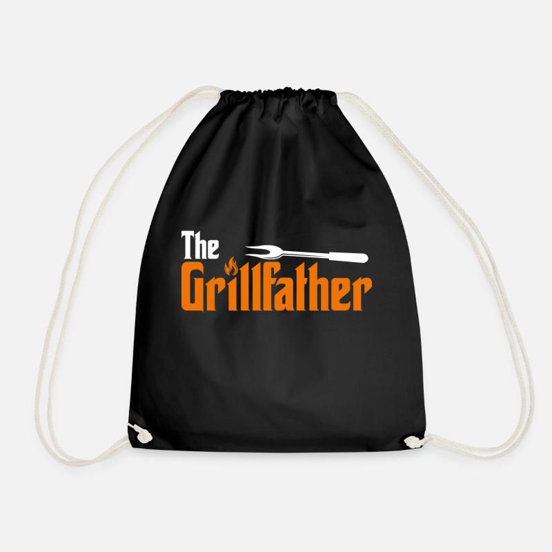Der Grill Vater. The Grillfather - Turnbeutel - Schwarz