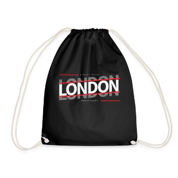 London - Sac de sport léger - noir - Devant