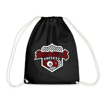 Logo Big Ball'$ Society Accessoires rouges - Sac de sport léger - noir - Devant