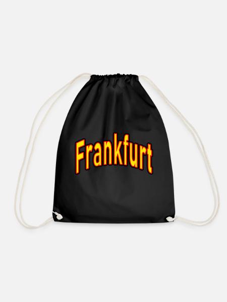 frankfurt - Turnbeutel - Schwarz
