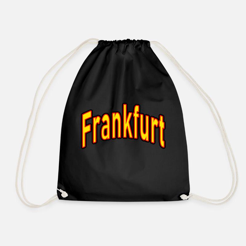 frankfurt - Turnbeutel - Schwarz
