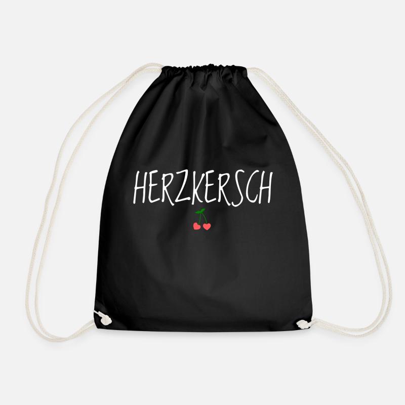 Herzkersch - Turnbeutel - Schwarz