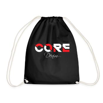 Core Denim Design Shirt Retro Version - Turnbeutel - Schwarz - Vorne