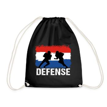 Football américain Défense des Pays-Bas - Sac de sport léger - noir - Devant
