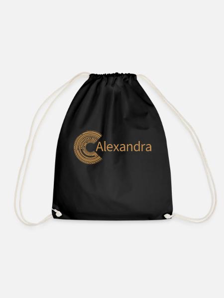 Für Alexandra - Turnbeutel - Schwarz