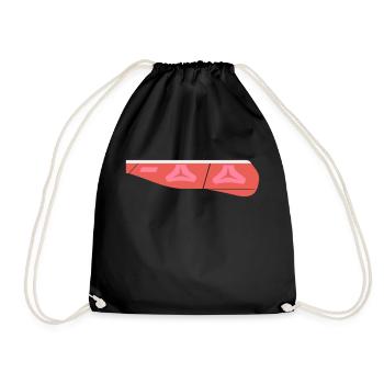 Rear light E Class new right - Drawstring Bag - black - Front