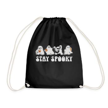 Ghosts Halloween - Stay Spooky - Drawstring Bag - black - Front