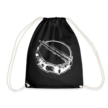 Snare - Drum - Percussion - Music - Drawstring Bag - black - Front