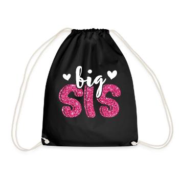 Big Sis - Turnbeutel - Schwarz - Vorne