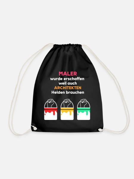 Maler Helden Design für Maler und Lackierer - Turnbeutel - Schwarz