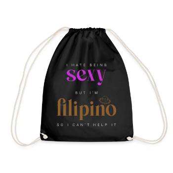 Sexy philippinisches Design für stolze Pinoys - Turnbeutel - Schwarz - Vorne