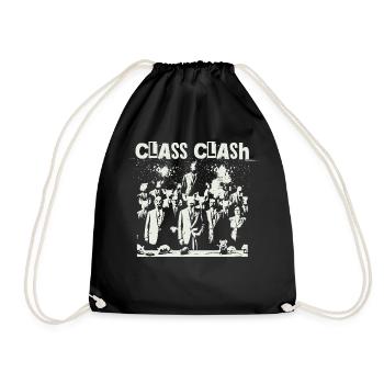 Rebel Clash Of Classes Resist Resistance - Turnbeutel - Schwarz - Vorne