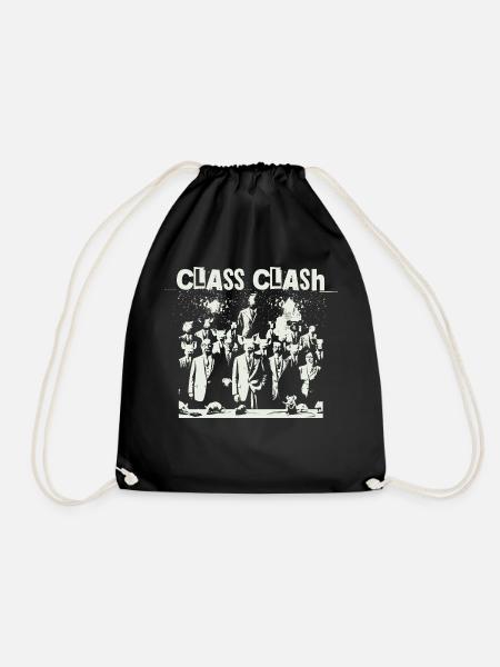 Rebel Clash Of Classes Resist Resistance - Turnbeutel - Schwarz