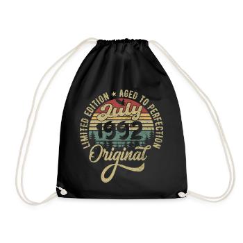 Anniversaire Juillet 1992 Juillet 1992 Juillet 1992 - Sac de sport léger - noir - Devant